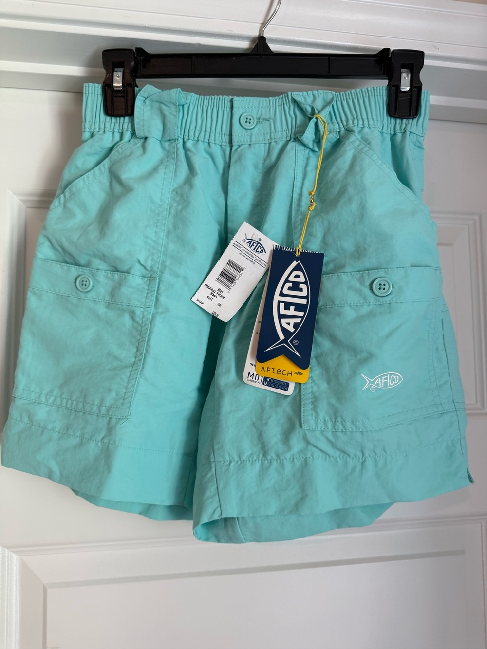 AFTCO Men’s Size 28 Teal Cargo Shorts